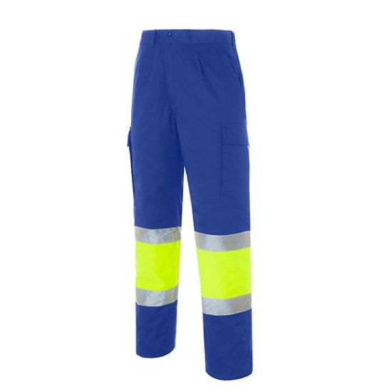 LAURI 1 Two-tone multi-pocket trousers