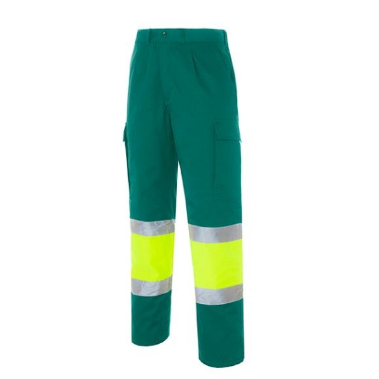 LAURI 1 Pantalón multibolsillos bicolor