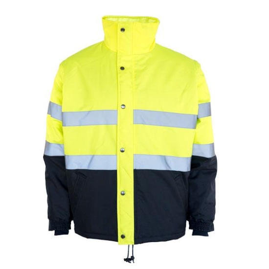 ANSO Parka corta impermeable acolchada b