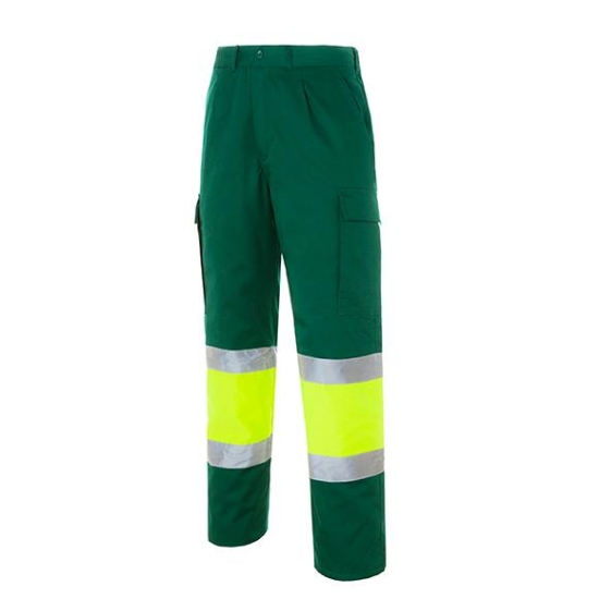 LAURI 1 Pantalón multibolsillos bicolor