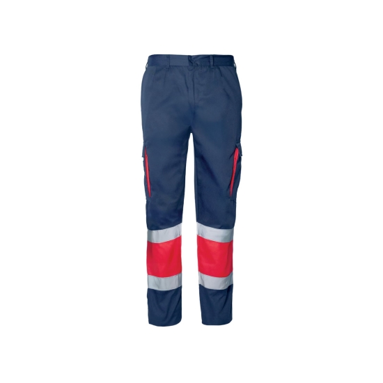 LAURI 5 Two-tone quilted multi-pocket trousers