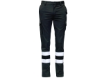 FLEXI BANDAS Multi-pocket trousers with stripes