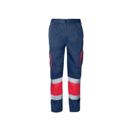 LAURI 5 Two-tone quilted multi-pocket trousers