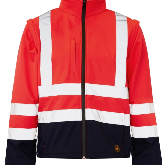 CHELON 2 Veste softshell bicolore avec manches amovibles