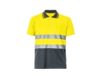 POLOSHIRT HI-VIS S/S BICOLOUR 50/50