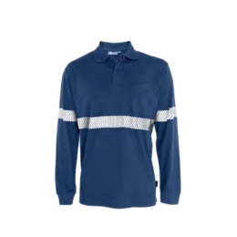 BORI 6-1B IG-ATEX flame retardant long sleeve polo shirt