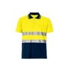 POLOSHIRT HI-VIS S/S BICOLOUR 50/50