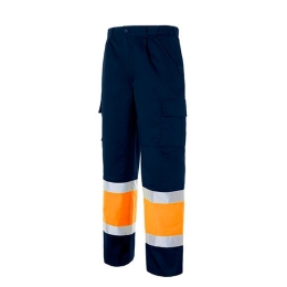 MARSHALL Two-tone multi-pocket trousers