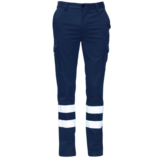 FLEXI FORRADO BANDES Pantalon basique à doublure con bandes  réfléchissantes.