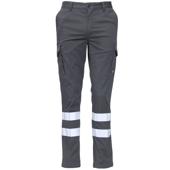 FLEXI FORRADO BANDES Pantalon basique à doublure con bandes  réfléchissantes.
